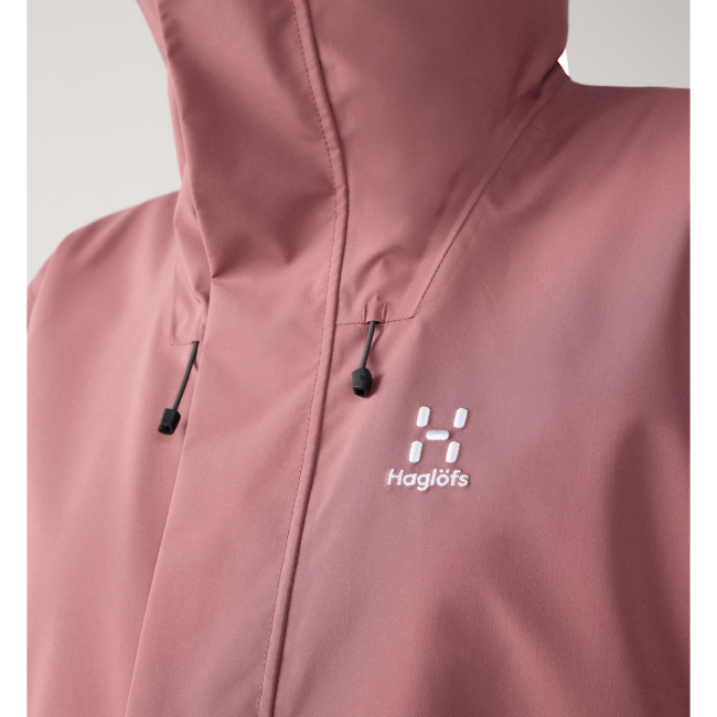 Haglöfs Aria Proof Parka W – Parka impermeabilă - Roz Misty Mauve