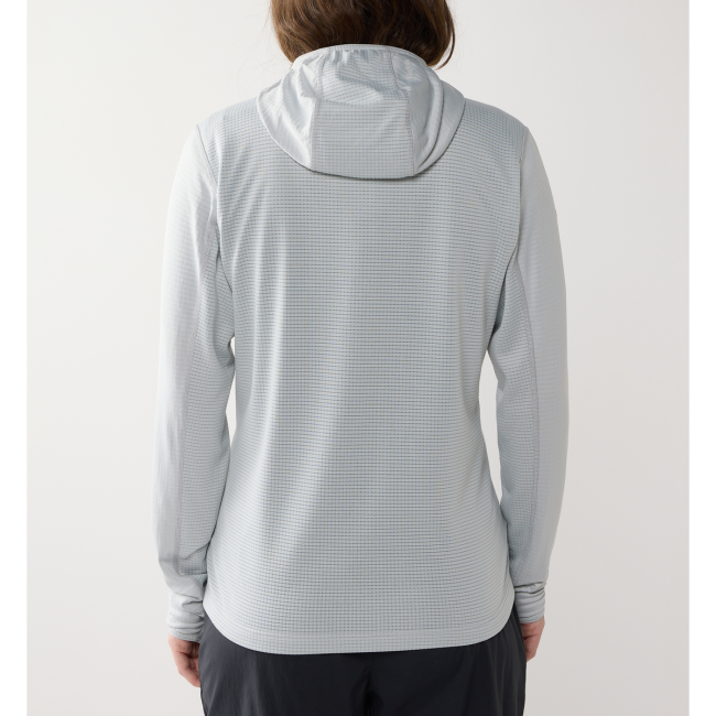 Haglöfs L.I.M Mid Multi Hood W – Hanorac strat intermediar - Gri Stone Grey