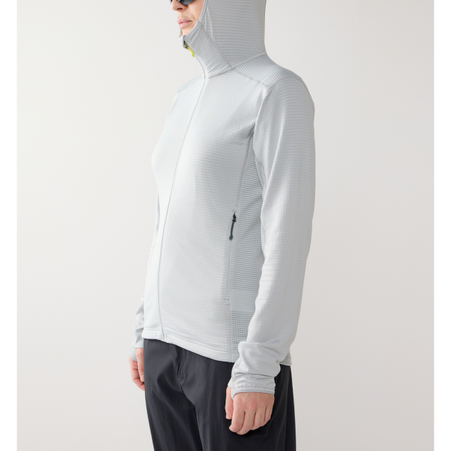 Haglöfs L.I.M Mid Multi Hood W – Hanorac strat intermediar - Gri Stone Grey