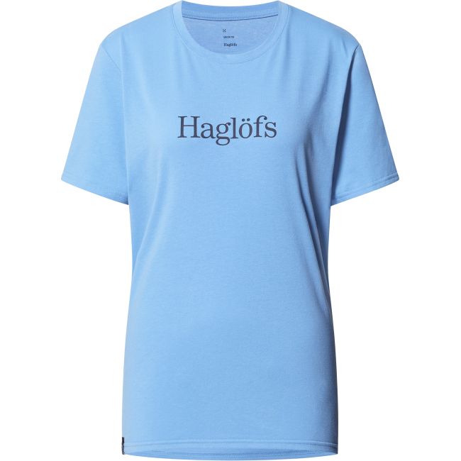 Haglöfs Outsiders Tee W – Tricou din bumbac - Albastru deschis Sky Blue