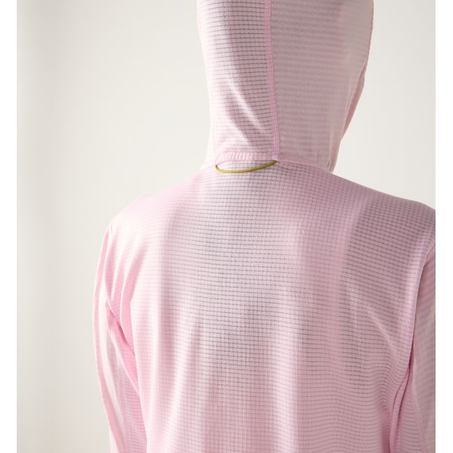 Haglöfs L.I.M Mid Multi Hood W – Hanorac strat intermediar - Roz Fresh Pink