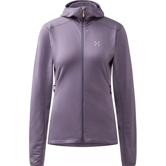 Haglöfs L.I.M Mid Multi Hood W – Hanorac strat intermediar - Mov Purple Fog