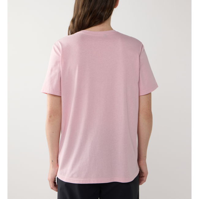 Haglöfs Outsiders Tee W – Tricou din bumbac - Roz Dusty Rose