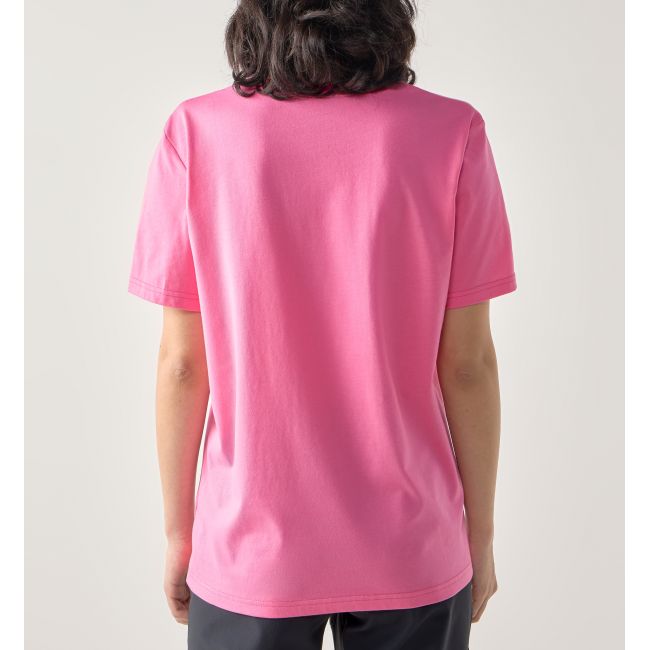 Haglöfs Outsiders Tee W – Tricou din bumbac - Roz Lantana Pink