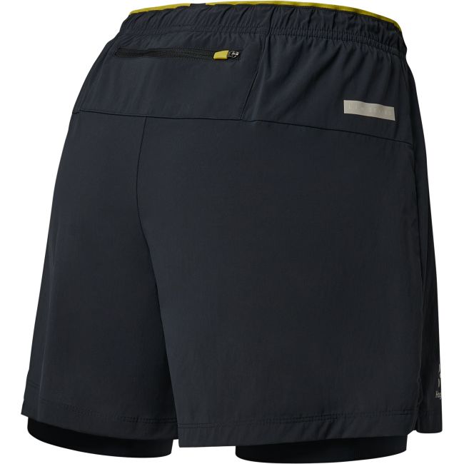 Haglöfs L.I.M Tempo Trail 2-in-1 Shorts W – Pantaloni scurți 2 în 1 de alergare trail - Negru True Black