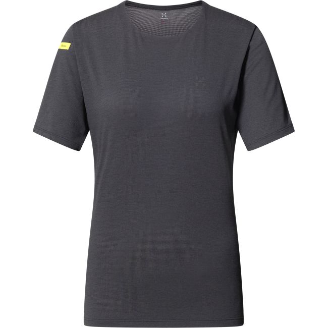 Haglöfs L.I.M Ridge Tee W – Tricou tehnic ușor - Negru True Black