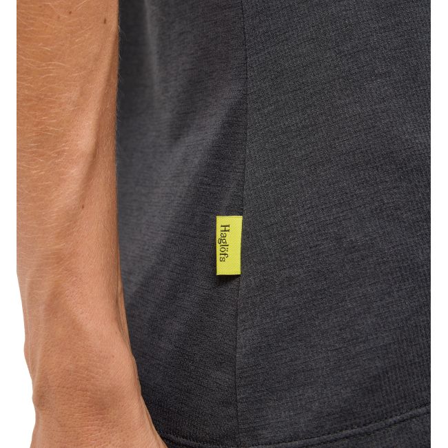 Haglöfs L.I.M Ridge Tee W – Tricou tehnic ușor - Negru True Black
