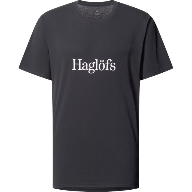 Haglöfs Outsiders Tee – Tricou din bumbac - Negru True Black