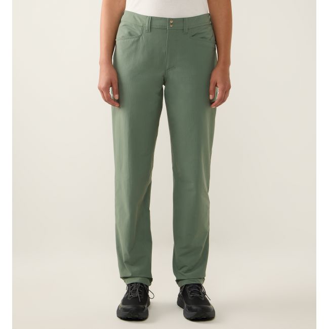 Haglöfs Korp Lite Pant W – Pantaloni de drumeție - Verde Chlorophyll Green