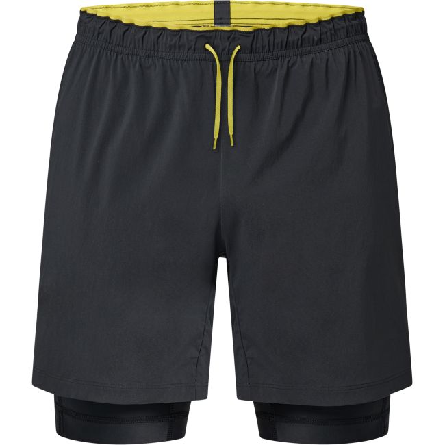 Haglöfs L.I.M Tempo Trail 2-in-1 Shorts – Pantaloni scurți 2 în 1 de alergare trail - Negru True Black