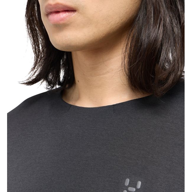 Haglöfs L.I.M Ridge Tee – Tricou tehnic ușor - Negru True Black