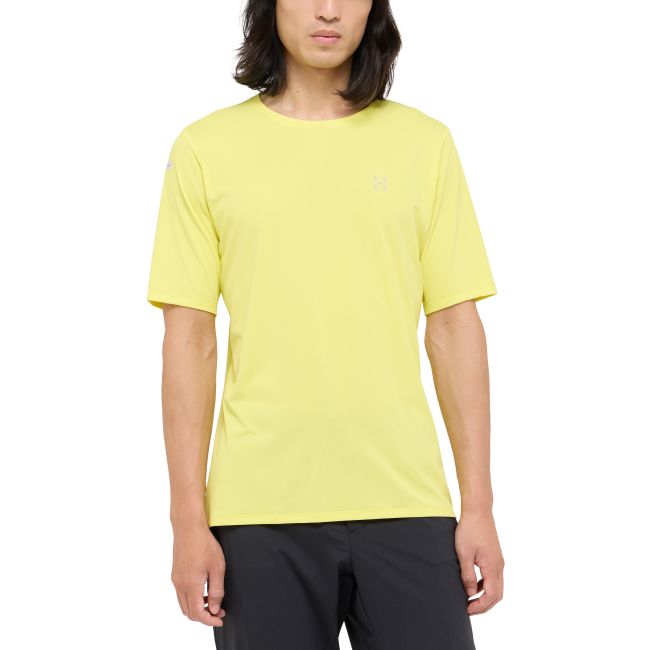Haglöfs L.I.M Ridge Tee – Tricou tehnic ușor - Galben Pale Yellow
