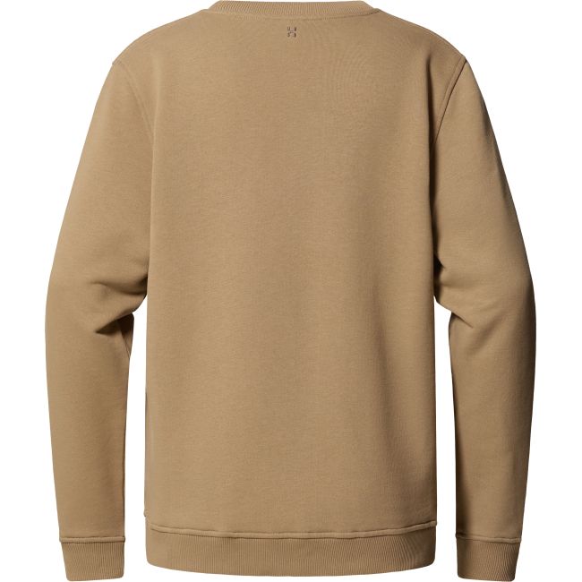 Haglöfs Crewneck W – Bluză din bumbac organic - Maro Oak Brown
