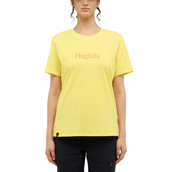 Haglöfs Outsiders Tee W – Tricou din bumbac - Galben Pale Yellow