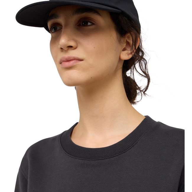 Haglöfs Crewneck W – Bluză din bumbac organic - Negru True Black