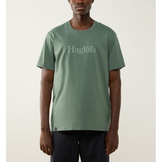 Haglöfs Outsiders Tee – Tricou din bumbac - Verde Chlorophyll Green