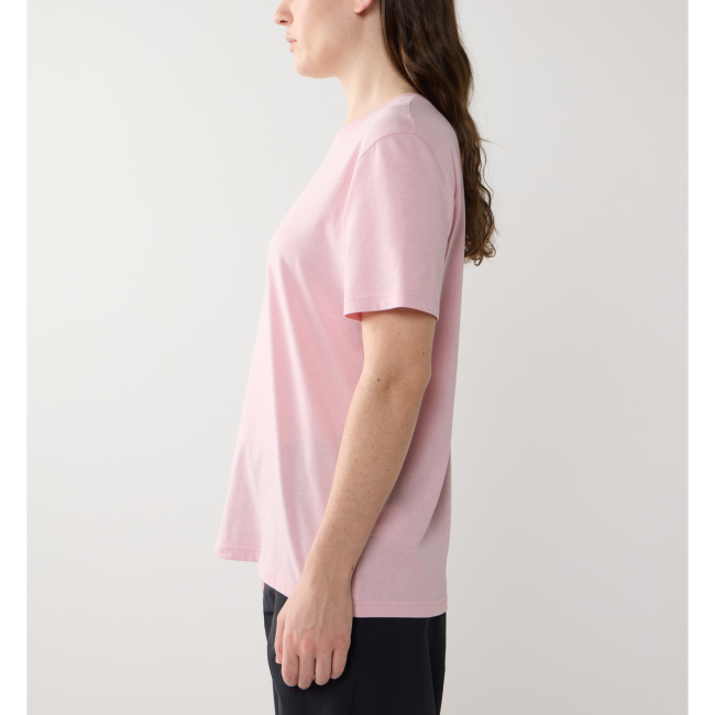 Haglöfs Outsiders Tee W – Tricou din bumbac - Roz Dusty Rose