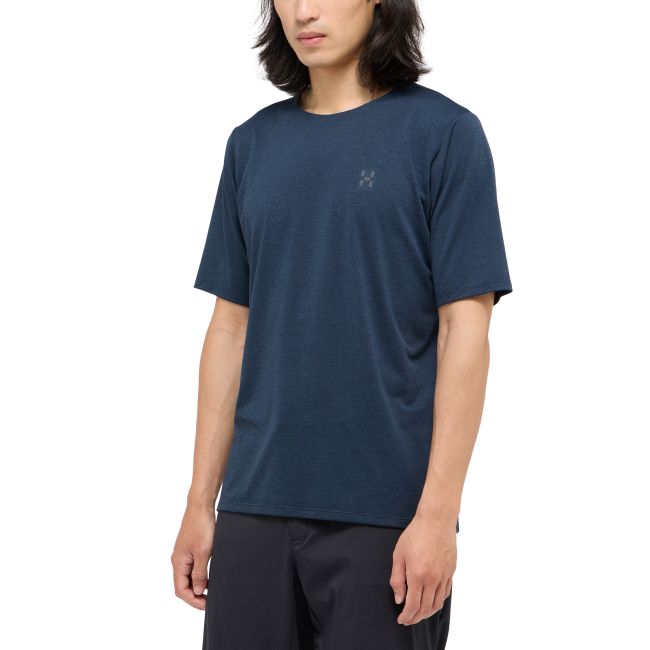 Haglöfs L.I.M Ridge Tee – Tricou tehnic ușor - Albastru închis Tarn Blue