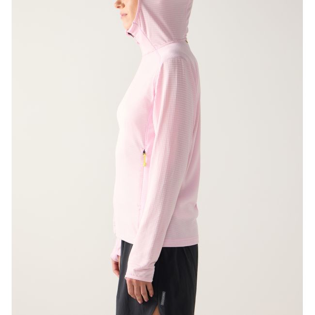 Haglöfs L.I.M Mid Multi Hood W – Hanorac strat intermediar - Roz Fresh Pink