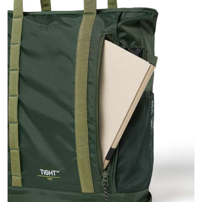 Haglöfs Tight Tote 25 – Geantă tote transformabilă 25 L - Verde închis Seaweed Green/True Black