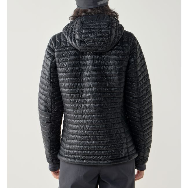 Haglöfs L.I.M Mimic II Hood W – Geacă izolată ultraușoară Mimic cu glugă - Negru True Black