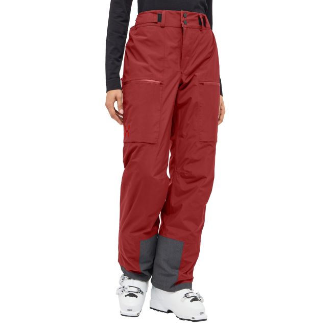 Haglöfs Latnja GTX Insulated Pant W – Pantaloni de schi izolați GORE-TEX - Roșu Carmine Red
