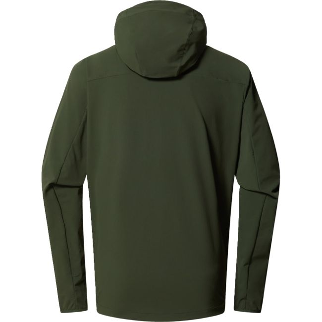 Haglöfs Rosson Softshell Hood – Geacă softshell cu glugă - Verde Seaweed Green