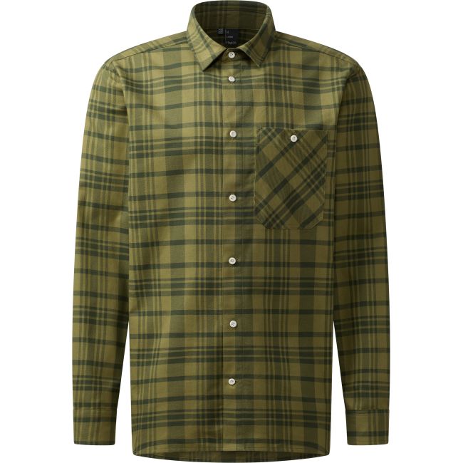 Haglöfs Virke Flannel Shirt – Cămașă din flanel - Verde Seaweed Green/Olive Green