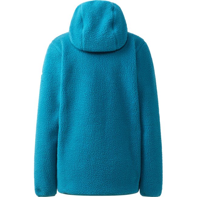 Haglöfs Funäs Pile Hood W – Hanorac fleece pufos - Albastru Deep Teal