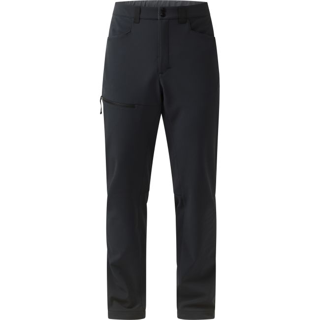 Haglöfs Warm Flex Pant – Pantaloni softshell călduroși - Negru True Black