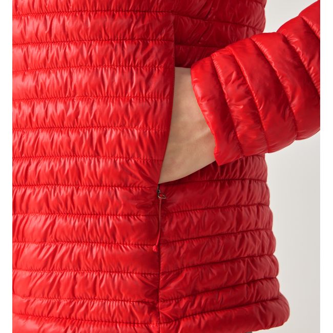 Haglöfs L.I.M Mimic II Hood W – Geacă izolată ultraușoară Mimic cu glugă - Roșu Tech Red