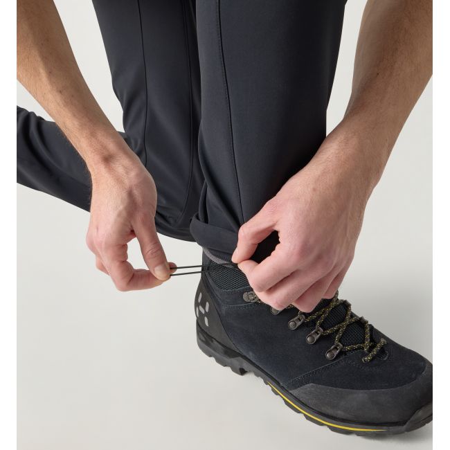 Haglöfs Warm Flex Pant – Pantaloni softshell călduroși - Negru True Black