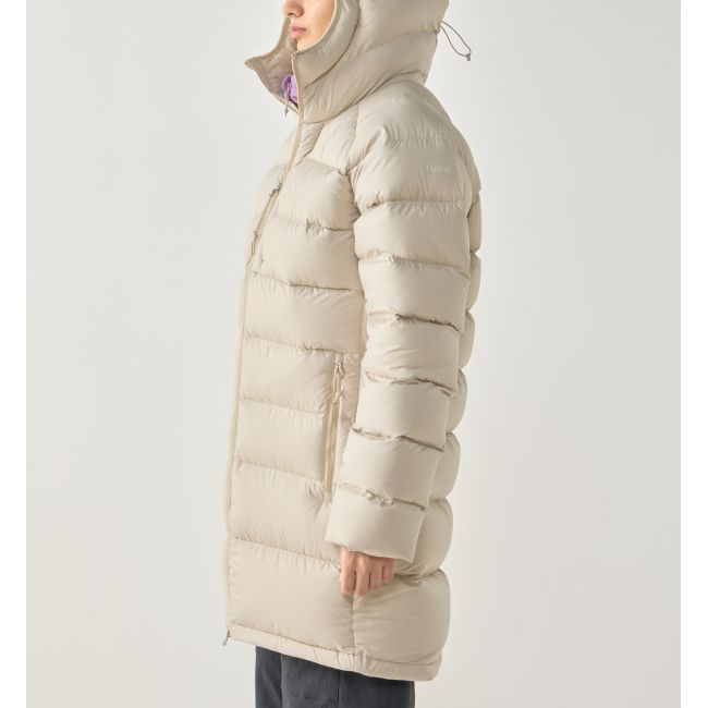 Haglöfs Rosson Down Parka W – Parka din puf - Bej Chalk Beige