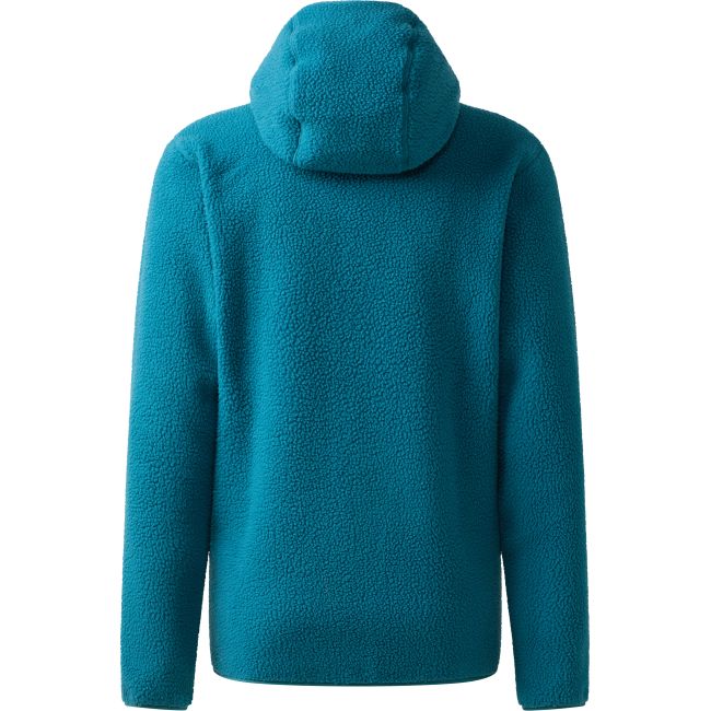 Haglöfs Funäs Pile Hood – Hanorac fleece pufos - Albastru Deep Teal