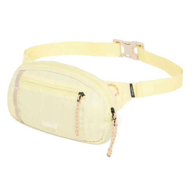 Haglöfs Tight Hip Pack 1 – Borsetă 1 L - Galben Yellow Rise/Chalk Beige