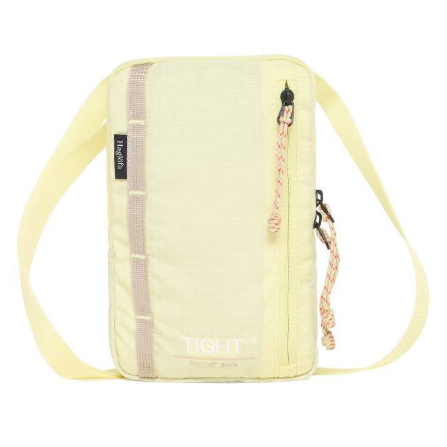 Haglöfs Tight Pocket Bag – Geantă plată de buzunar - Galben Yellow Rise/Chalk Beige