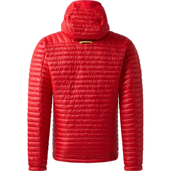 Haglöfs L.I.M Mimic II Hood – Geacă izolată ultraușoară Mimic cu glugă - Roșu Tech Red