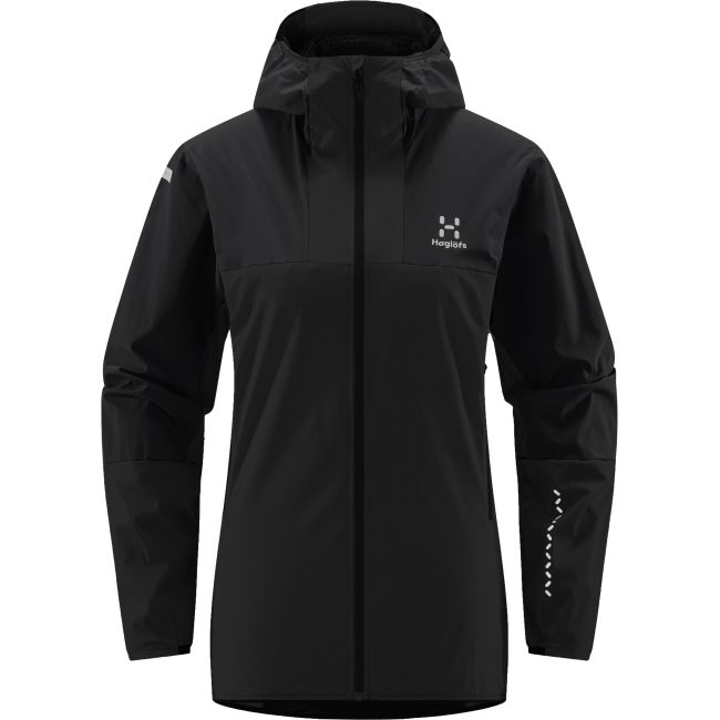 Haglöfs L.I.M Alpha II Hood W – Geacă izolată ușoară cu glugă - Negru True Black