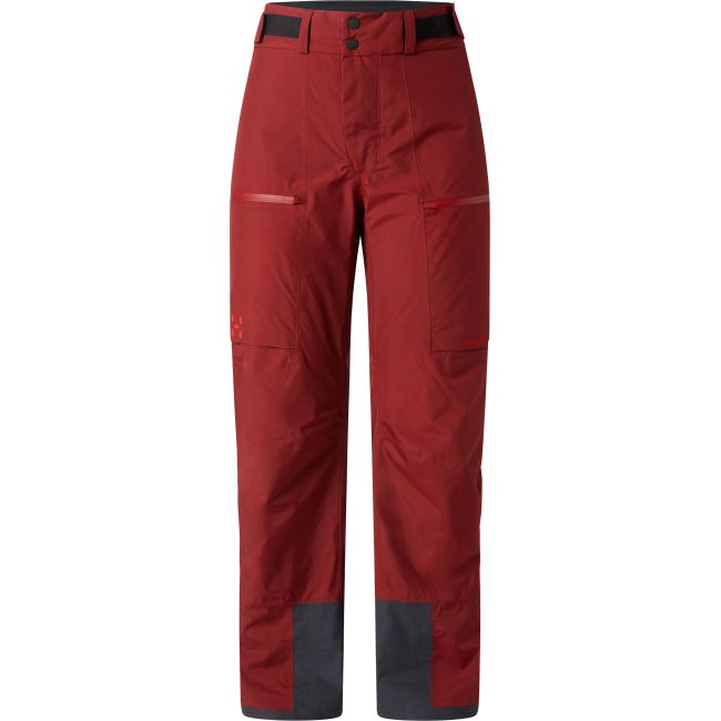 Haglöfs Latnja GTX Insulated Pant W – Pantaloni de schi izolați GORE-TEX - Roșu Carmine Red