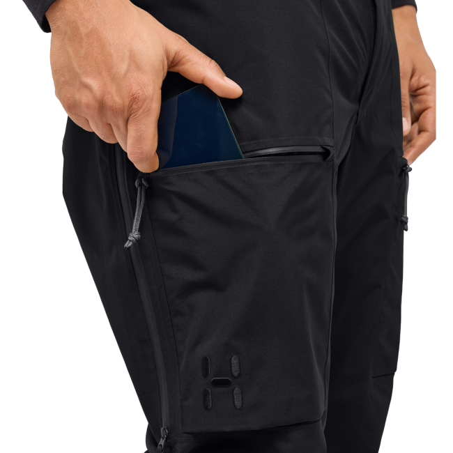 Haglöfs Latnja GTX Insulated Pant – Pantaloni de schi izolați GORE-TEX - Negru True Black