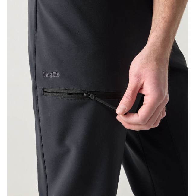 Haglöfs Warm Flex Pant – Pantaloni softshell călduroși - Negru True Black