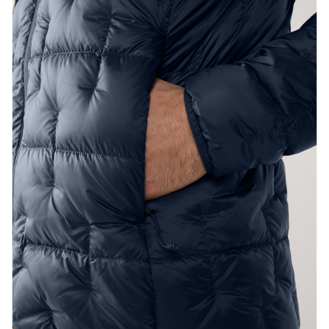 Haglöfs Hede Down Hood – Geacă din puf cu glugă - Albastru închis Tarn Blue