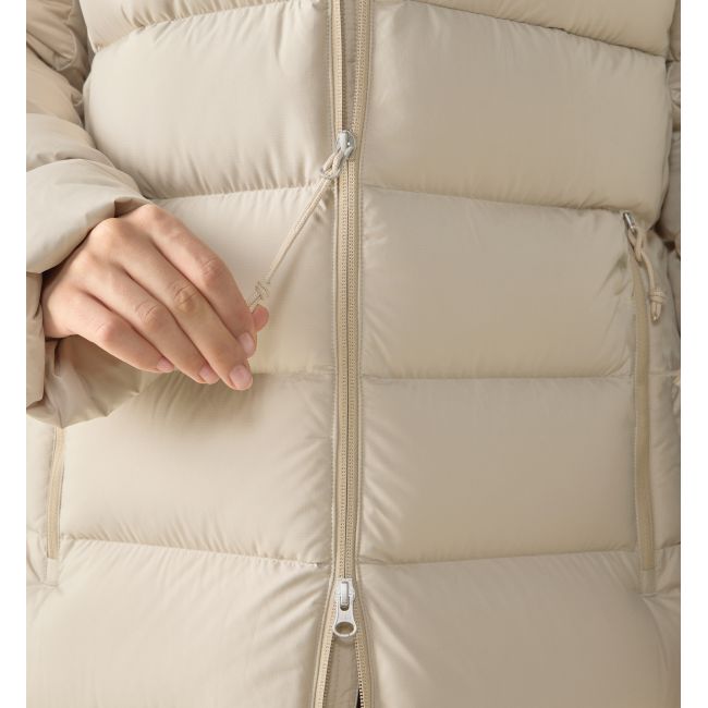 Haglöfs Rosson Down Parka W – Parka din puf - Bej Chalk Beige