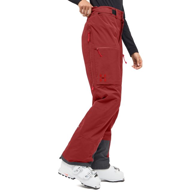Haglöfs Latnja GTX Insulated Pant W – Pantaloni de schi izolați GORE-TEX - Roșu Carmine Red