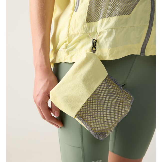 Haglöfs Solis Zip Off Jacket W – Geacă modulară cu mâneci detașabile - Galben Yellow Rise
