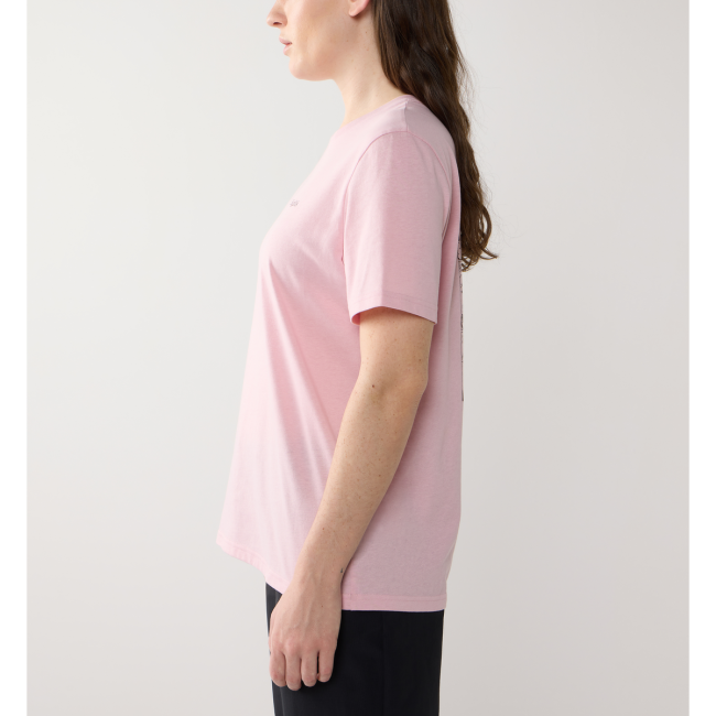 Haglöfs Outsiders Graphic Tee W – Tricou cu imprimeu - Roz Dusty Rose