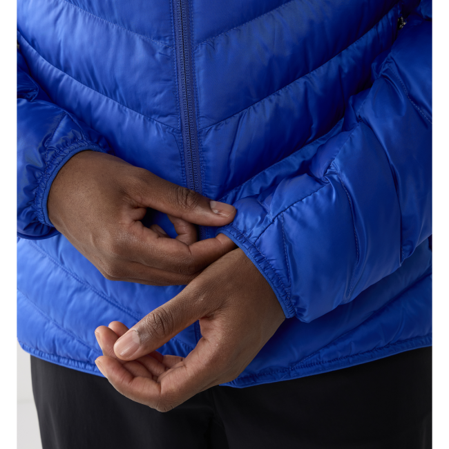 Haglöfs Särna Mimic II Hood – Geacă izolată Mimic Gold cu glugă - Albastru Northern Blue
