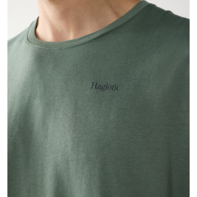 Haglöfs Outsiders Graphic Tee – Tricou cu imprimeu - Verde Chlorophyll Green 1