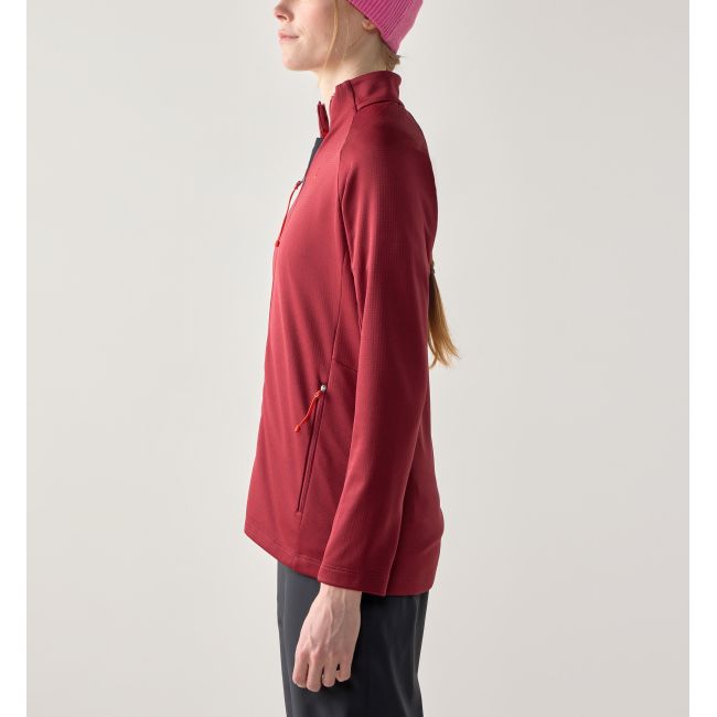 Haglöfs Korp Mid Jacket W – Geacă strat intermediar sport - Roșu Carmine Red