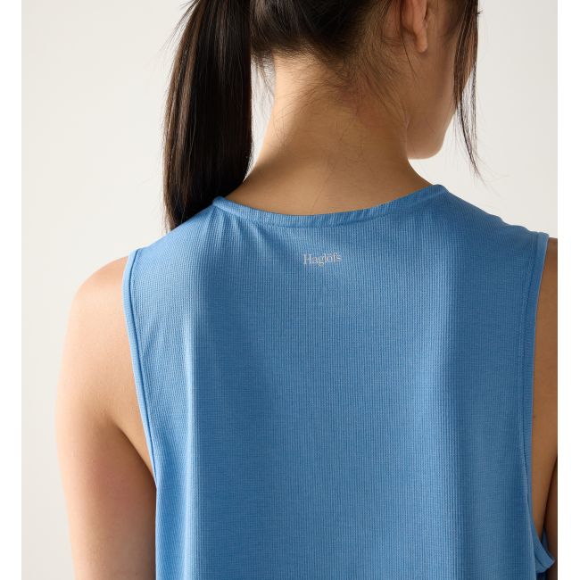 Haglöfs L.I.M Ridge Tank W – Maiou tehnic ușor - Albastru deschis Sky Blue